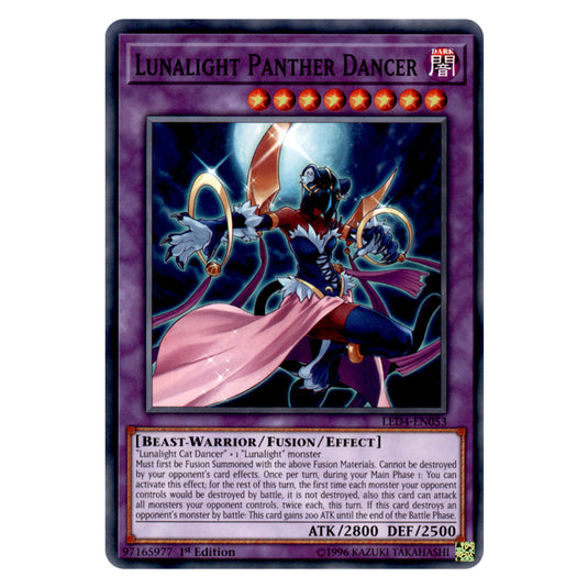 Yu-Gi-Oh! - Sisters of the Rose - Lunalight Panther Dancer (Common) LED4-EN053