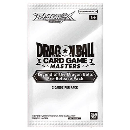 Dragon Ball Super Card Game - Masters Zenkai Series - B25 - Legend of the Dragon Balls - Pre-Release Pack