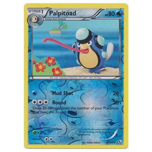 Pokemon - Black & White - Legendary Treasures - (Reverse Holo) Palpitoad - 41/113