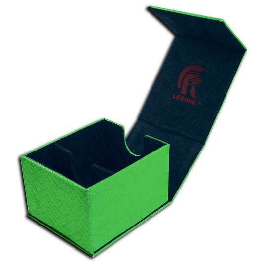 Legion - Deck Box - Hoard Plus Dragon Hide - (Green)