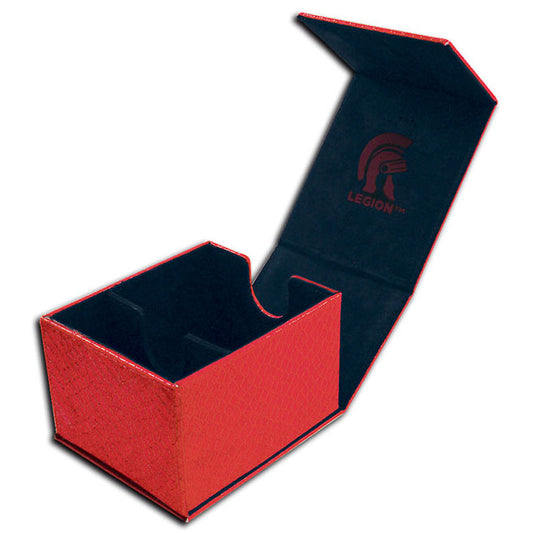 Legion - Deck Box - Hoard Plus Dragon Hide - (Red)