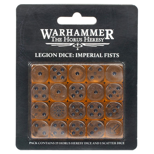 Warhammer - The Horus Heresy - Imperial Fists - Legion Dice Set