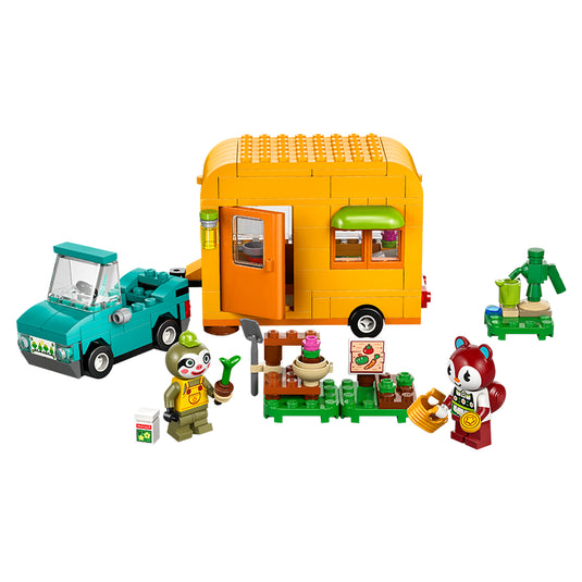 lego animal crossing Leifs Caravan and Garden Shop main