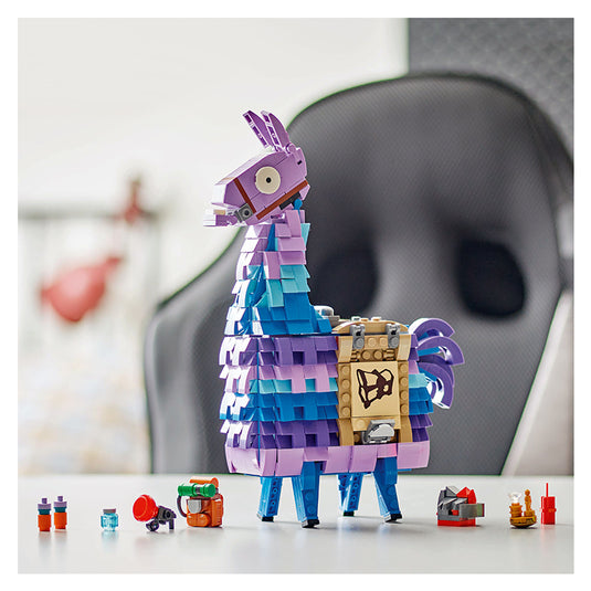 lego fortnite supply llama feature