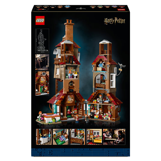 lego harry potter the burrow collectors edition box back