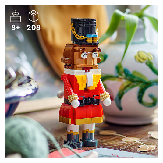 lego iconic nutcracker 40640 build