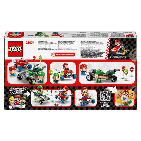 lego mario kart baby mario vs baby luigi box back