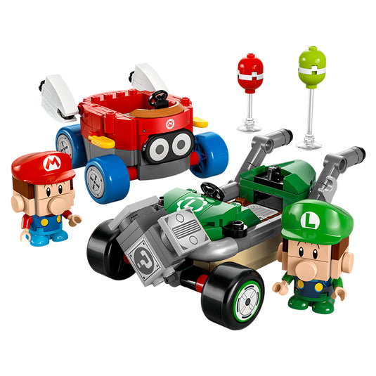 lego mario kart baby mario vs baby luigi set