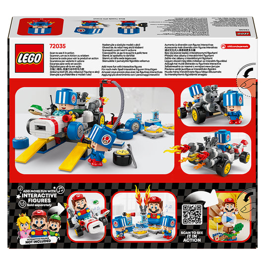 lego mario kart toads garage box back