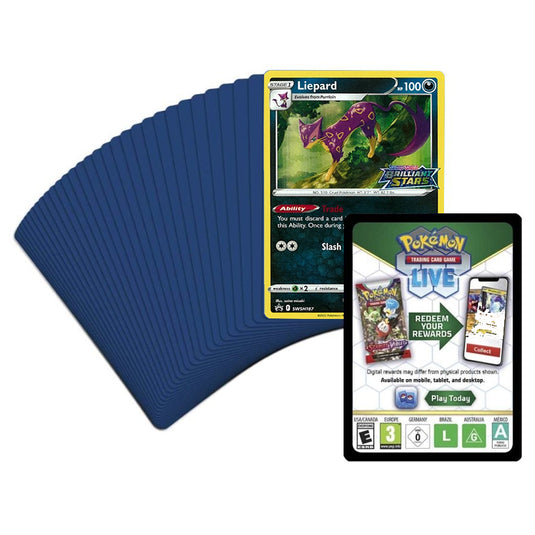 Pokemon - Sword & Shield - Brilliant Stars - Build & Battle - 40 Card Pre-Built Deck - Liepard