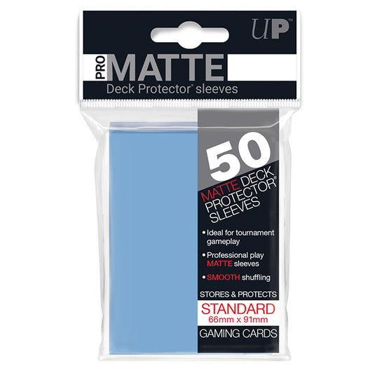Ultra Pro - Standard Sleeves - Pro-Matte - Light Blue (50 Sleeves)