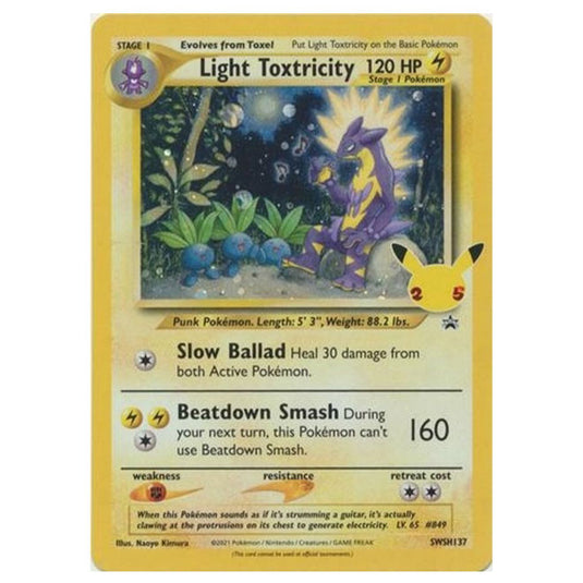 Pokemon - Sword & Shield - SWSH Black Star Promos - Light Toxtricity - SWSH137