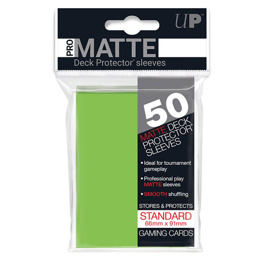 Ultra Pro - Standard Sleeves - Pro-Matte - Lime Green (50 Sleeves)