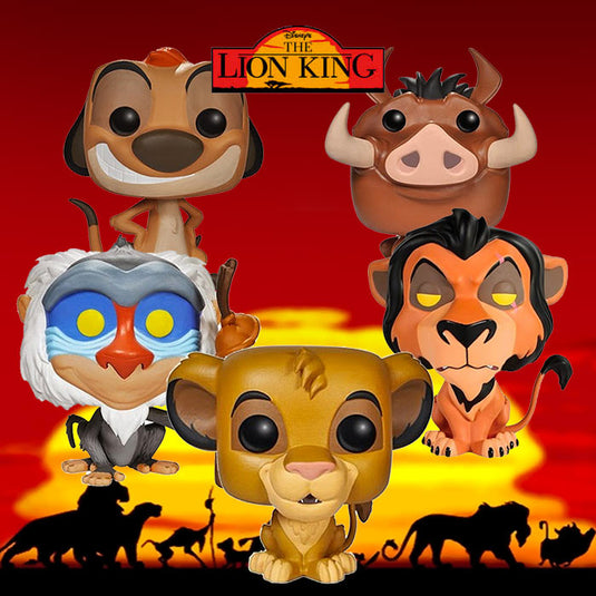 Funko POP! - The Lion King - Vinyl Figure Set of 5