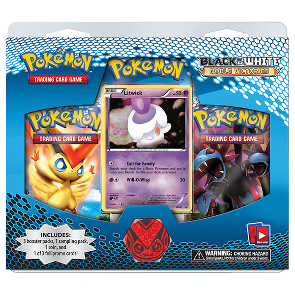 pokemon noble victories booster pack Pokemon - Black & White - Noble Victories 3 Pack Blister