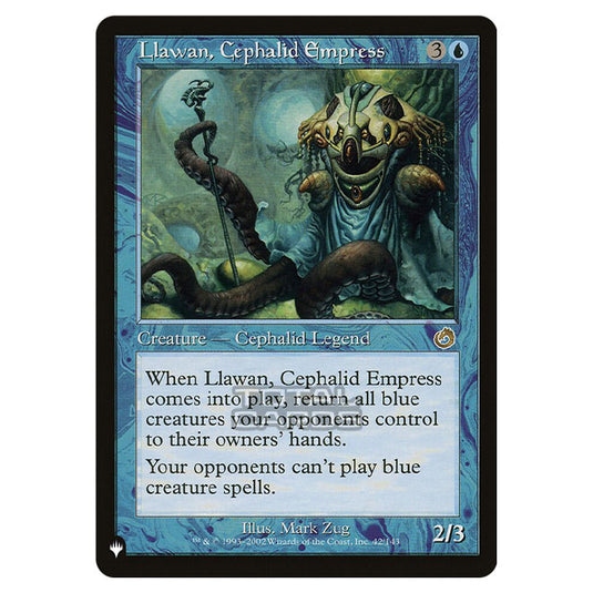 Magic The Gathering - The List - Llawan, Cephalid Empress