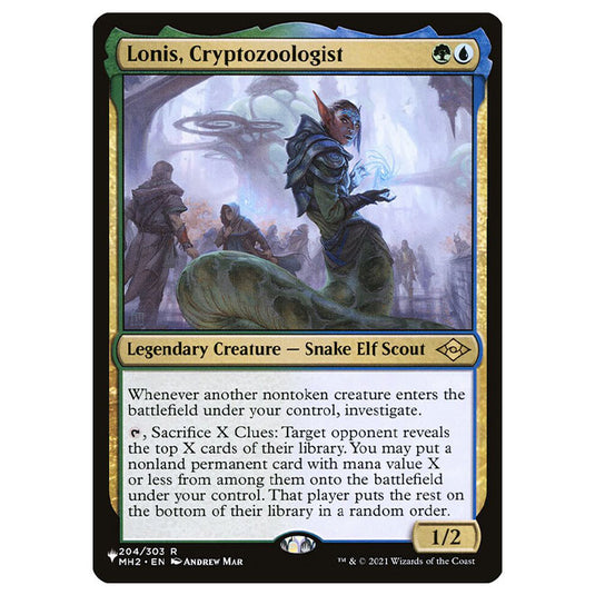 Magic The Gathering - The List - Lonis, Cryptozoologist - 365/365