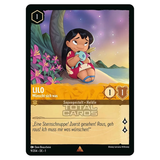 Lorcana - The First Chapter - Lilo - Makes A Wish (Rare) - 09/204