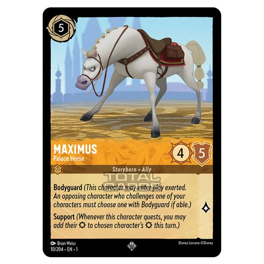 Lorcana - The First Chapter - Maximus - Palace Horse (Super Rare) - 010/204