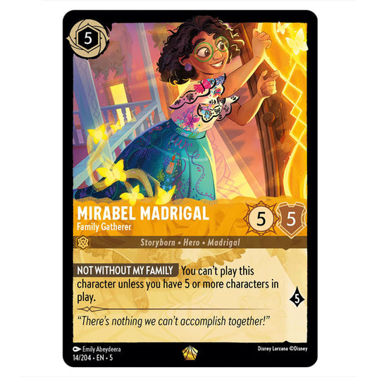 Lorcana - Shimmering Skies - Mirabel Madrigal - Family Gatherer (Legen Lorcana - Shimmering Skies - Mirabel Madrigal - Family Gatherer (Legen