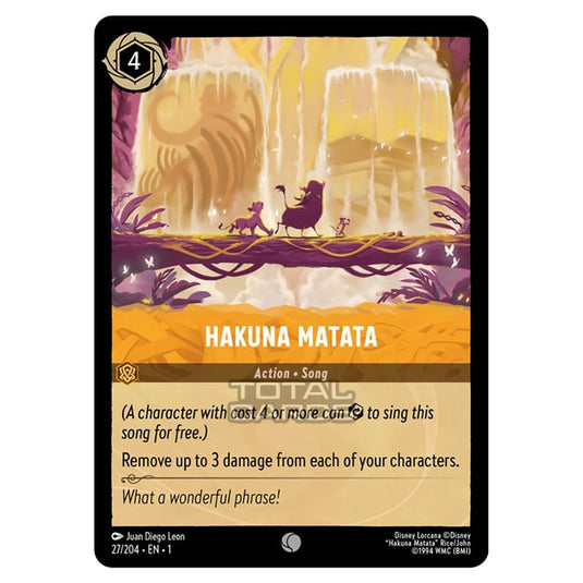 Lorcana - The First Chapter - Hakuna Matata (Common) - 027/204