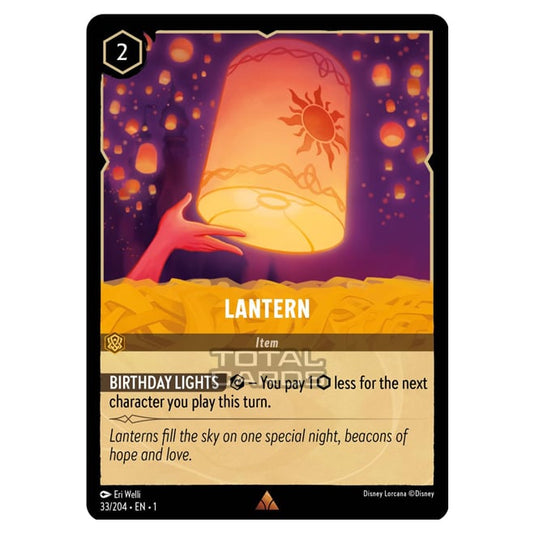 Lorcana - The First Chapter - Lantern (Rare) - 033/204