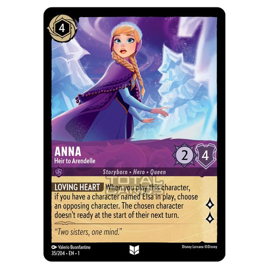 Lorcana - The First Chapter - Anna - Heir to Arendelle (Uncommon) - 035/204