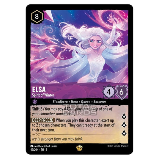 Lorcana - The First Chapter - Elsa - Spirit of Winter (Legendary) - 042/204