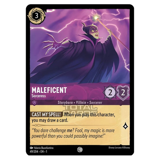 Lorcana - The First Chapter - Maleficent - Sorceress (Common) - 49/204