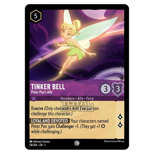 Lorcana - The First Chapter - Tinker Bell - Peter Pan's Ally (Common) - 058/204