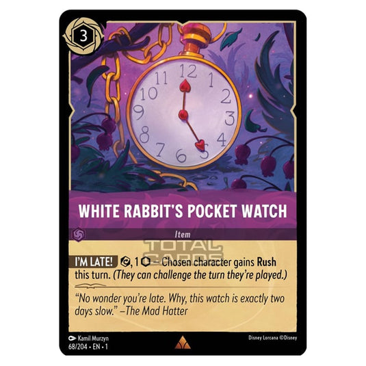 Lorcana - The First Chapter - White Rabbit's Pocket Watch (Rare) - 068/204