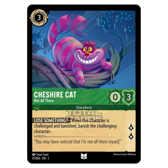 Lorcana - The First Chapter - Cheshire Cat - Not All There (Uncommon) - 071/204