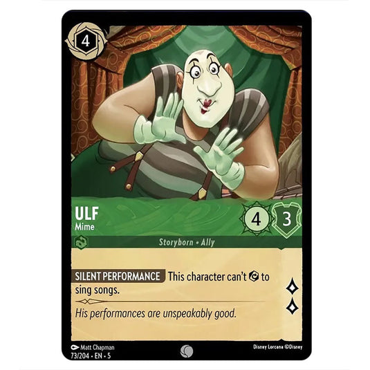 Ulf - Mime 73/204 card from the Lorcana set Shimmering Skies