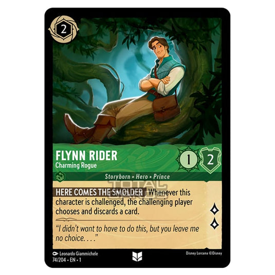 Lorcana - The First Chapter - Flynn Rider - Charming Rogue (Uncommon) - 074/204