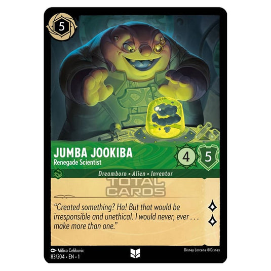 Lorcana - The First Chapter - Jumba Jookiba - Renegade Scientist (Uncommon) - 083/204