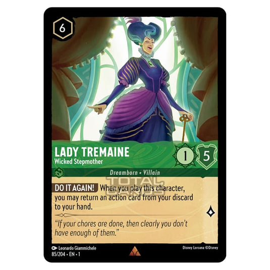 Lorcana - The First Chapter - Lady Tremaine - Wicked Stepmother (Rare) - 085/204