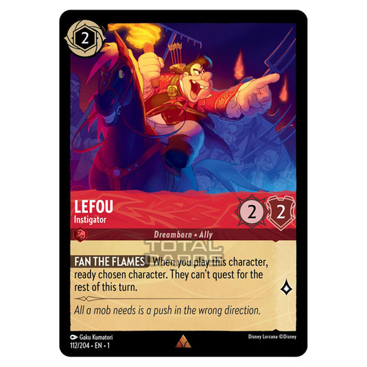 Lorcana - The First Chapter - Lefou - Instigator (Rare) - 112/204