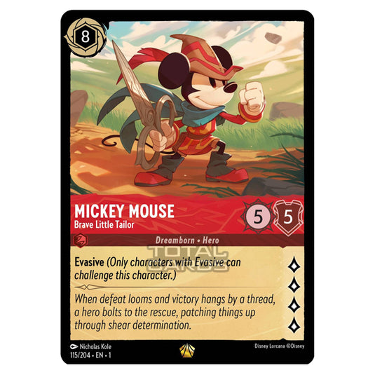 Lorcana - The First Chapter - Mickey Mouse - Brave Little Tailor (Legendary) - 115/204