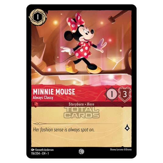 Lorcana - The First Chapter - Minnie Mouse - Always Classy (Common) - 116/204