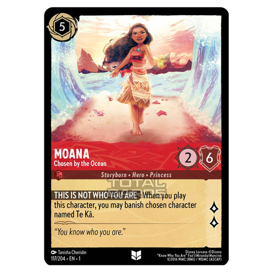 Lorcana - The First Chapter - Moana - Chosen by the Ocean (Uncommon) - 117/204