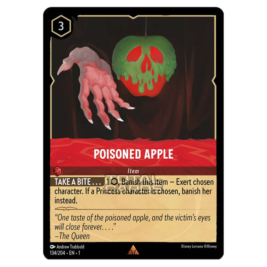 Lorcana - The First Chapter - Poisoned Apple (Rare) - 134/204