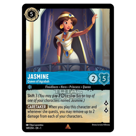 Lorcana - The First Chapter - Jasmine - Queen of Agrabah (Rare) - 149/204