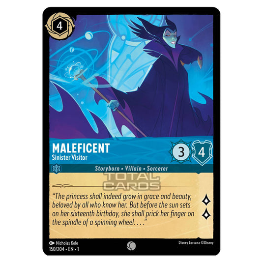 Lorcana - The First Chapter - Maleficent - Sinister Visitor (Common) - 150/204 Lorcana - The First Chapter - Maleficent - Sinister Visitor (Common) - 150/204