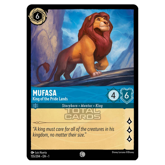 Lorcana - The First Chapter - Mufasa - King of the Pride Lands (Common) - 155/204