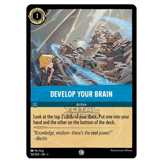 Lorcana - The First Chapter - Develop Your Brain (Common) - 161/204