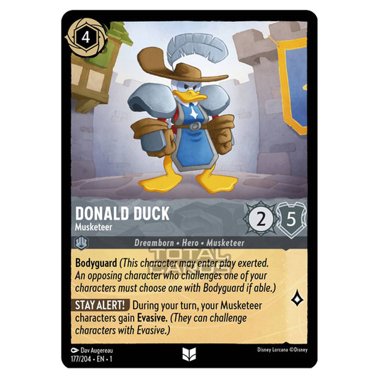 Lorcana - The First Chapter - Donald Duck - Musketeer (Uncommon) - 177/204