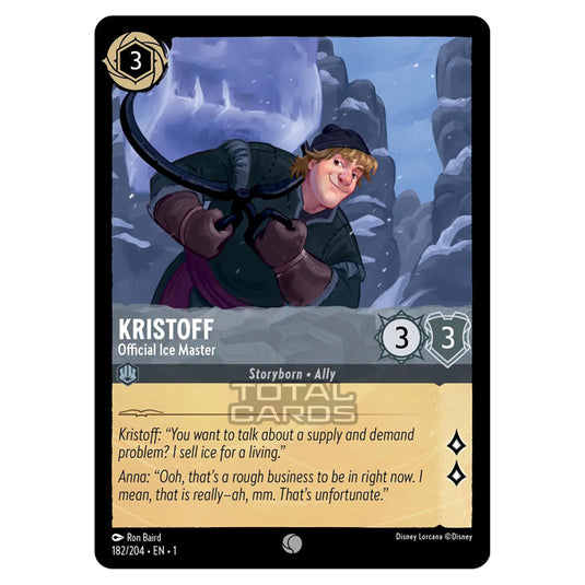 Lorcana - The First Chapter - Kristoff - Official Ice Master (Common) - 182/204