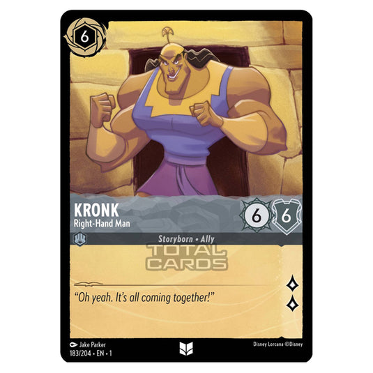 Lorcana - The First Chapter - Kronk - Right-Hand Man (Uncommon) - 183/204