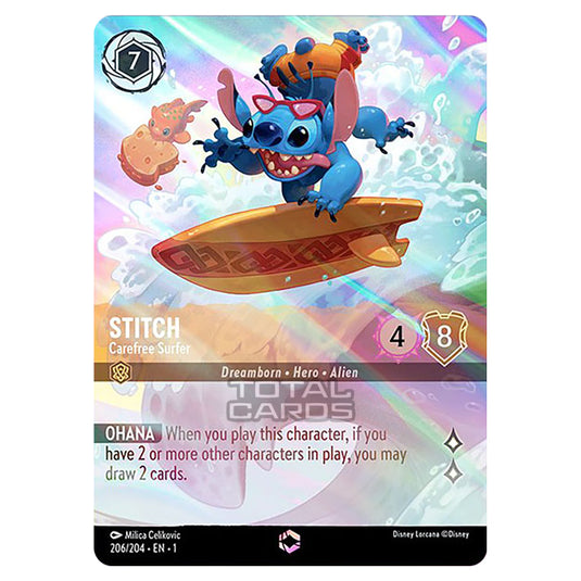 Lorcana - The First Chapter - Stitch - Carefree Surfer (Enchanted)