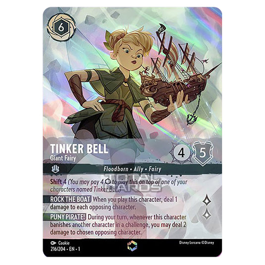 Lorcana - The First Chapter - Tinker Bell - Giant Fairy (Enchanted) - 216/204